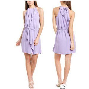 Trina Turk Kazan Mini Halter Dress in Lavender 10